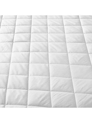 John Lewis & Partners Specialist Synthetic Waterproof Quilted Mattress Protector, Double