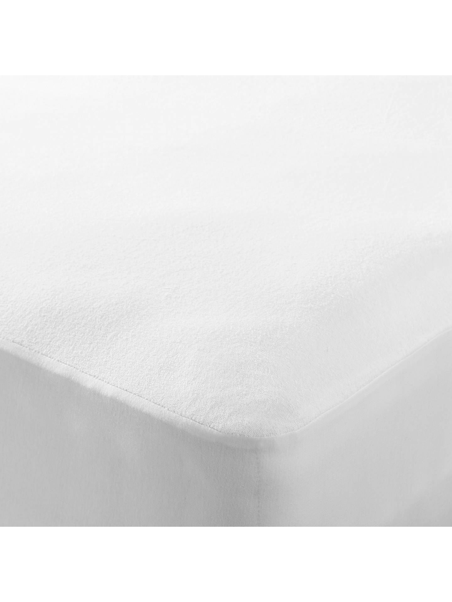 John Lewis & Partners Specialist Synthetic Waterproof Terry Towelling Mattress Protector