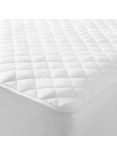 John Lewis Natural Cotton Quilted Mattress Protector