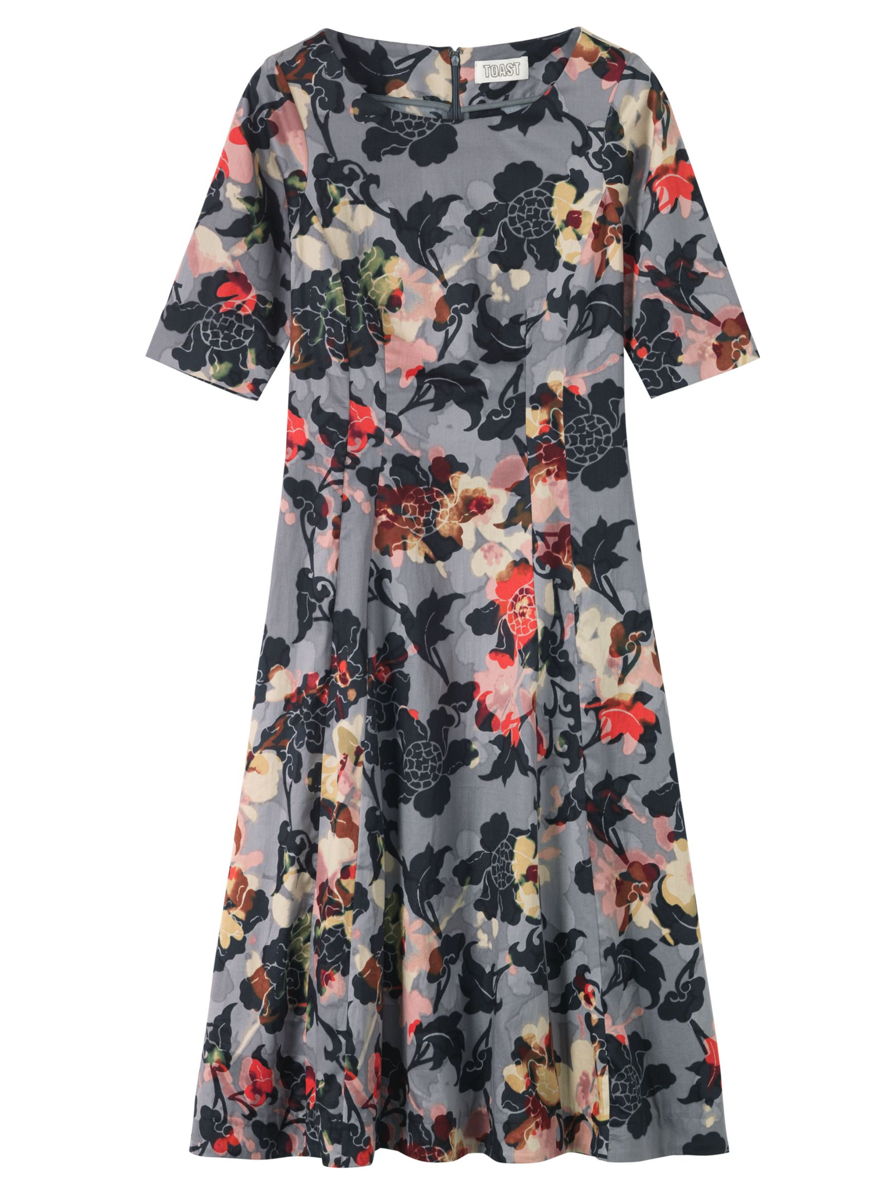 Toast Aemi Floral Print Dress, Multi at John Lewis & Partners