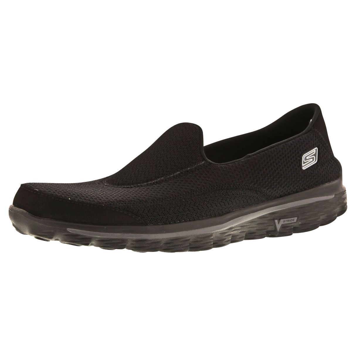 Buy SKECHERS GO FLEX 2 - COMPLETION Black GoWalk Walking shoes (UK