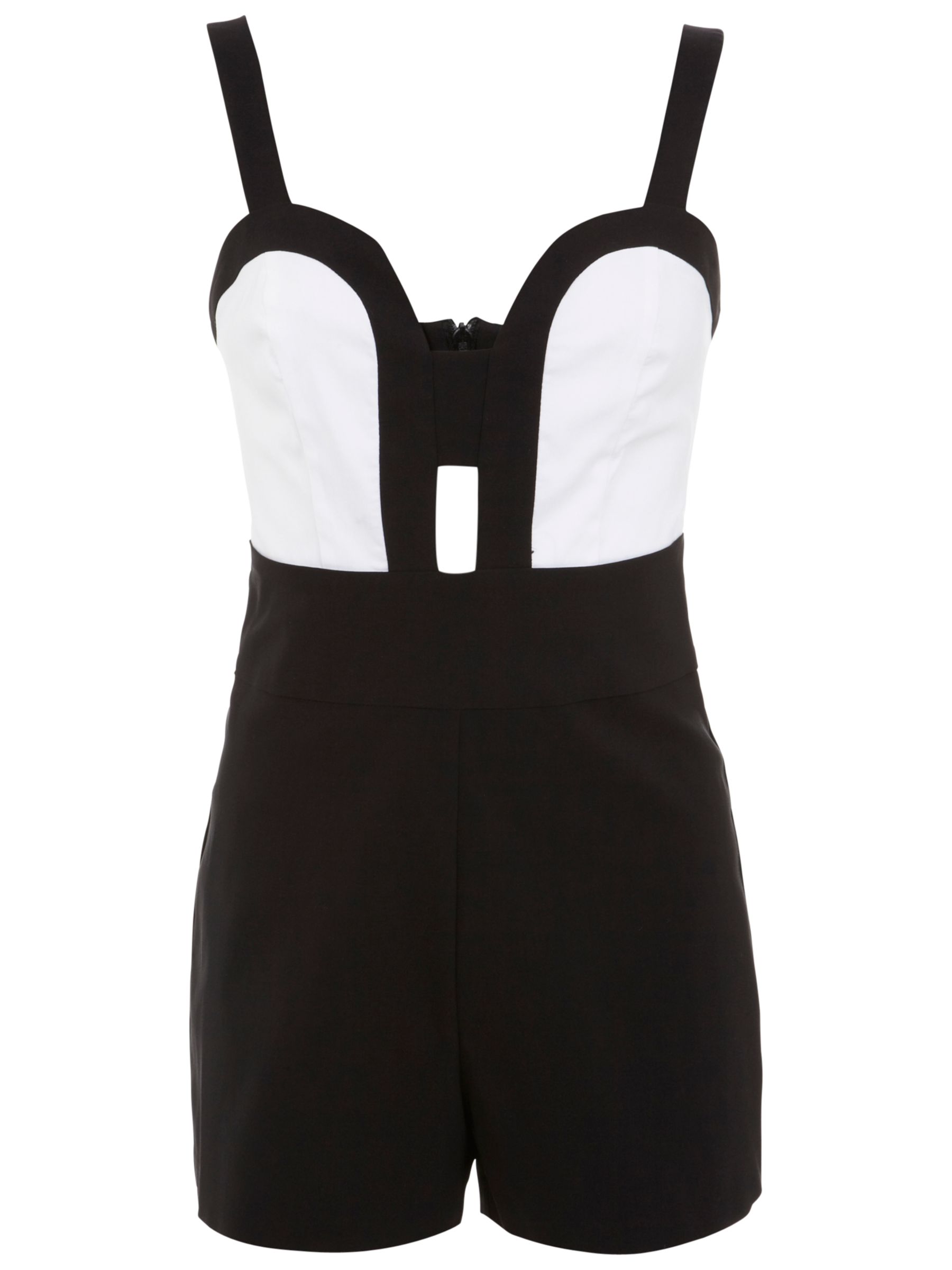 black and white playsuits