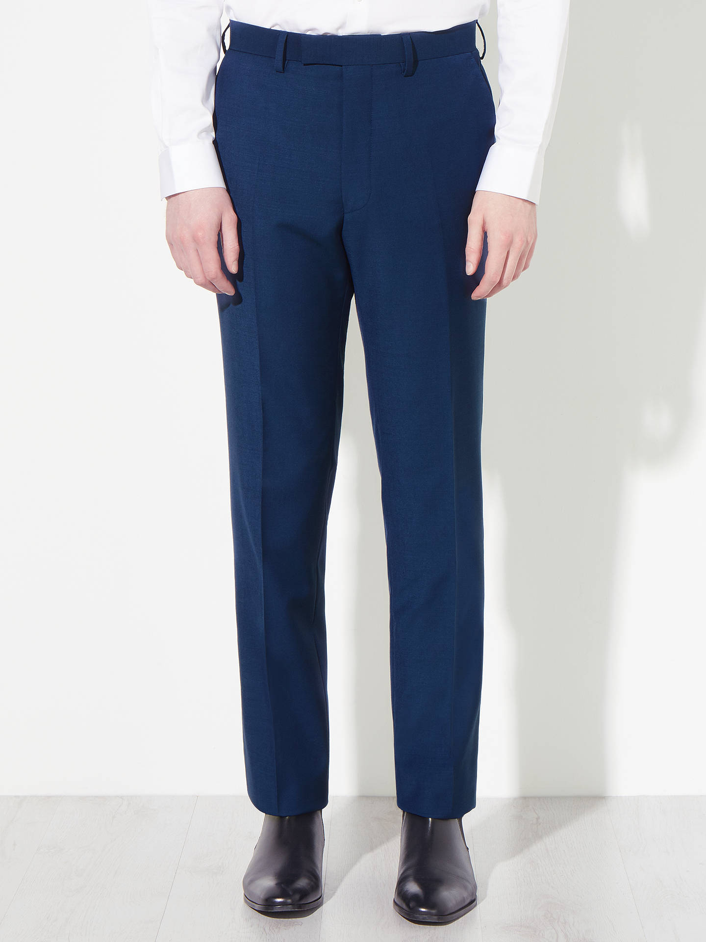 Kin by John Lewis Slim Fit Stamford Tonic Suit Trousers, Ultramarine at ...