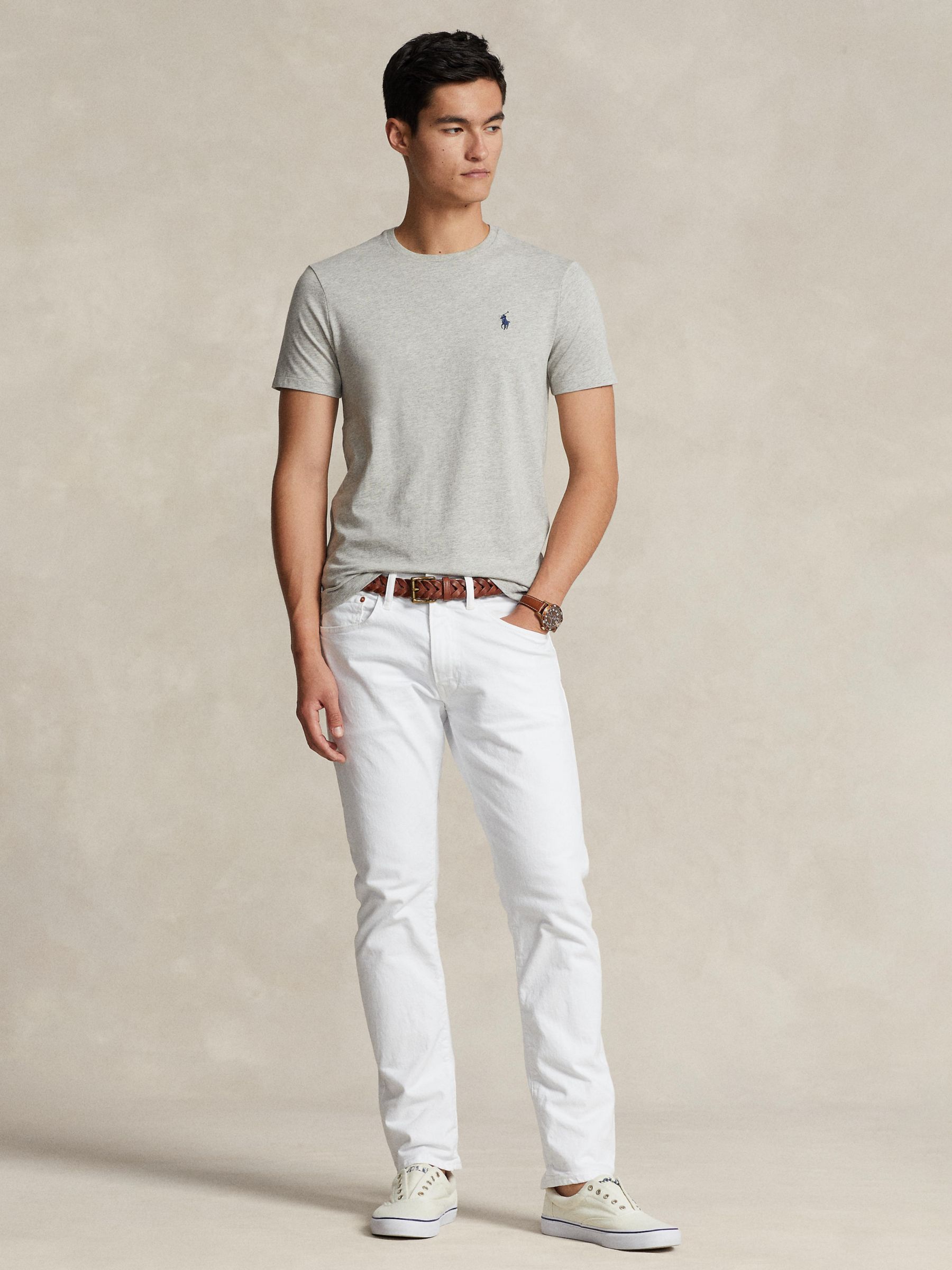 Buy Polo Ralph Lauren Custom Slim Fit T-Shirt Online at johnlewis.com