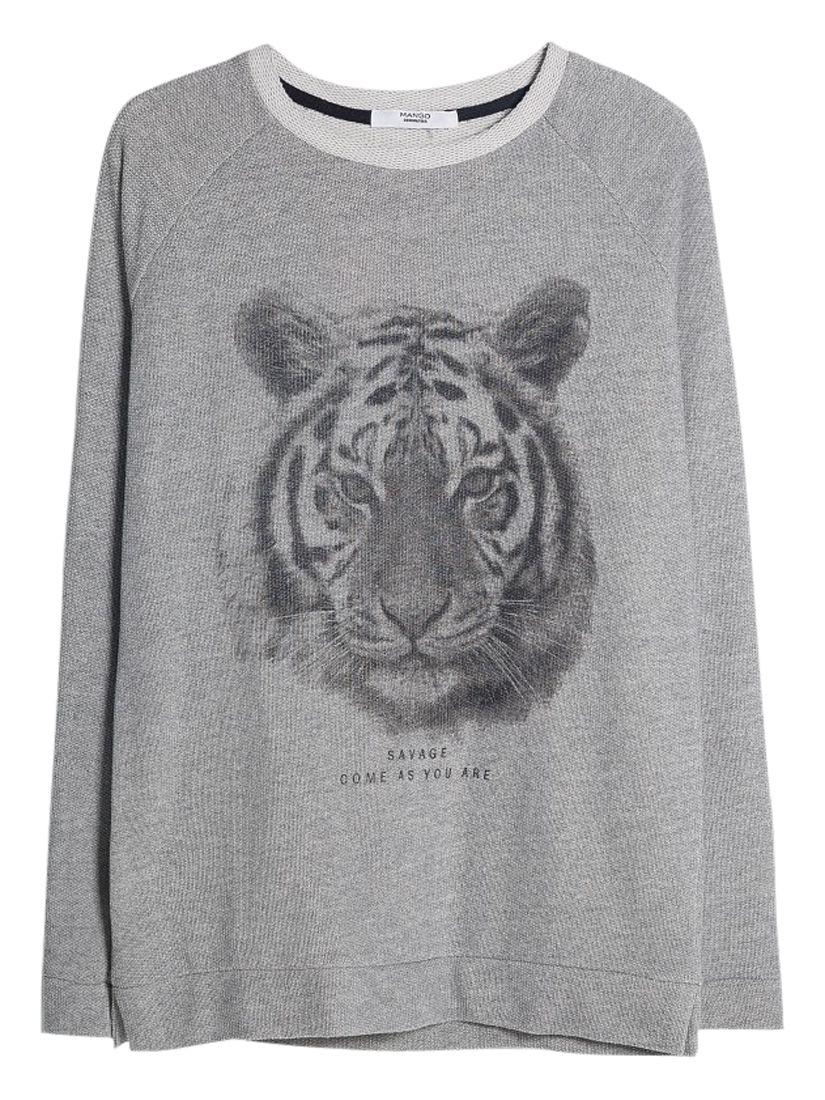 mango tiger head sweatshirt