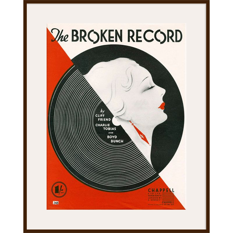 Art Inspired by Music - Broken Record