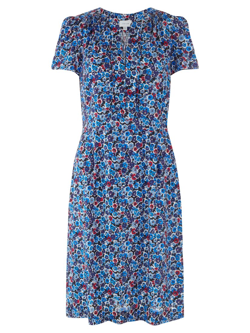 Jigsaw Bloom Tea Dress, Blue at John Lewis & Partners
