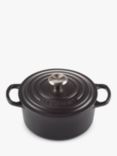 Le Creuset Signature Cast Iron Round Casserole, Satin Black