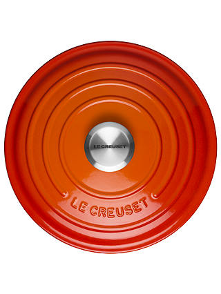 Le Creuset Signature Cast Iron Round Casserole, Volcanic, 20cm