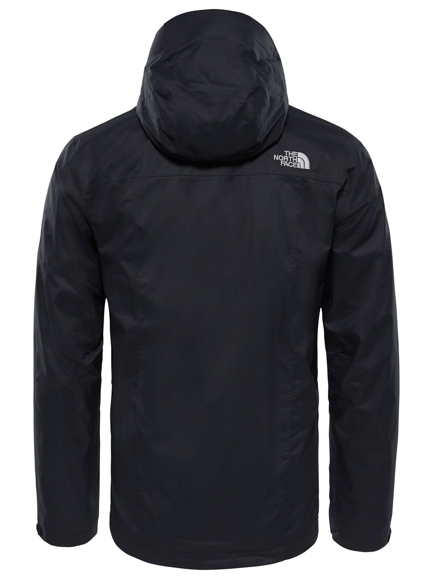 The North Face Evolve II Triclimate 3-in-1 Waterproof Men's Jacket, Black at John Lewis & Partners