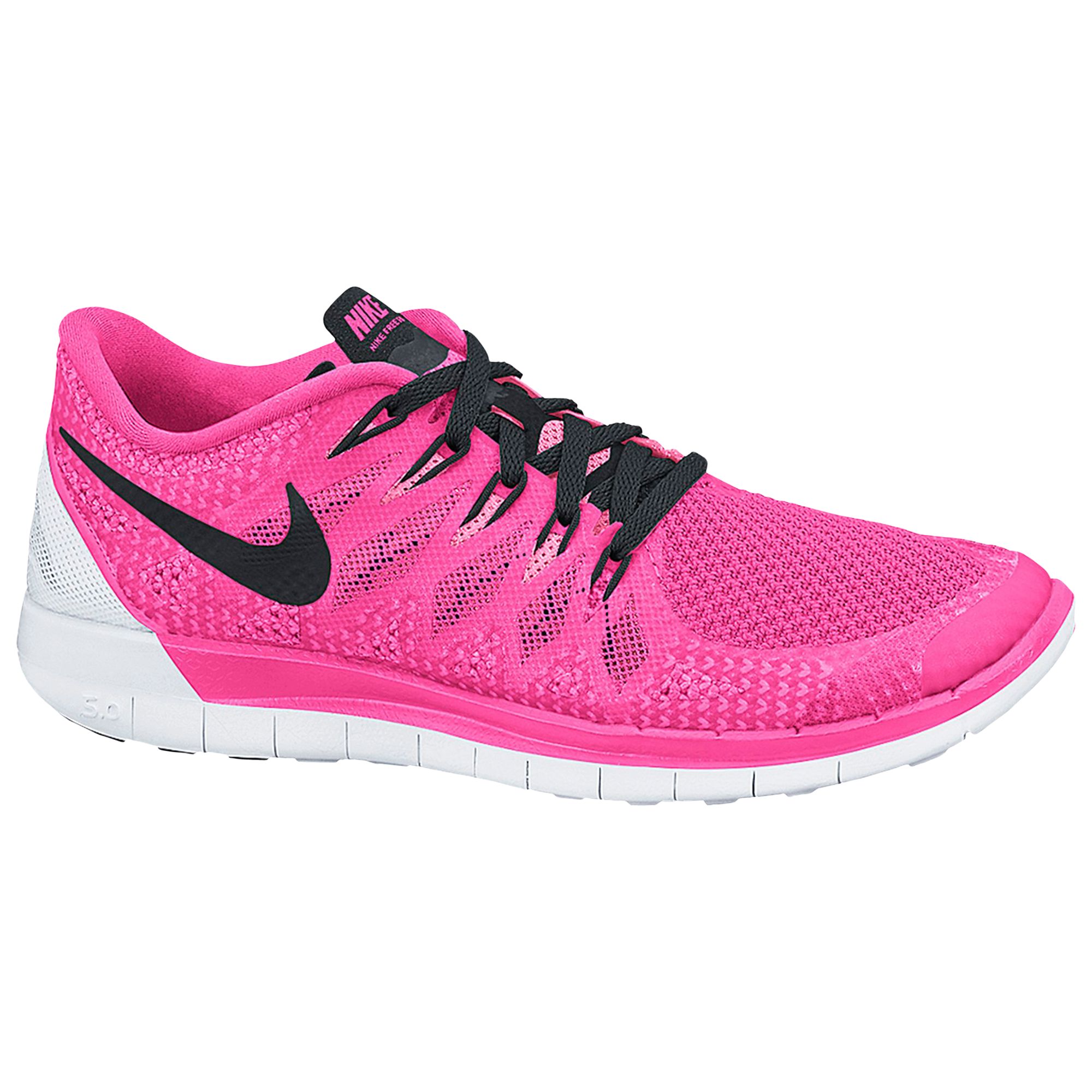 Nike Free Run 5.0 Women's Running Shoes, Pink at John Lewis \u0026 Partners