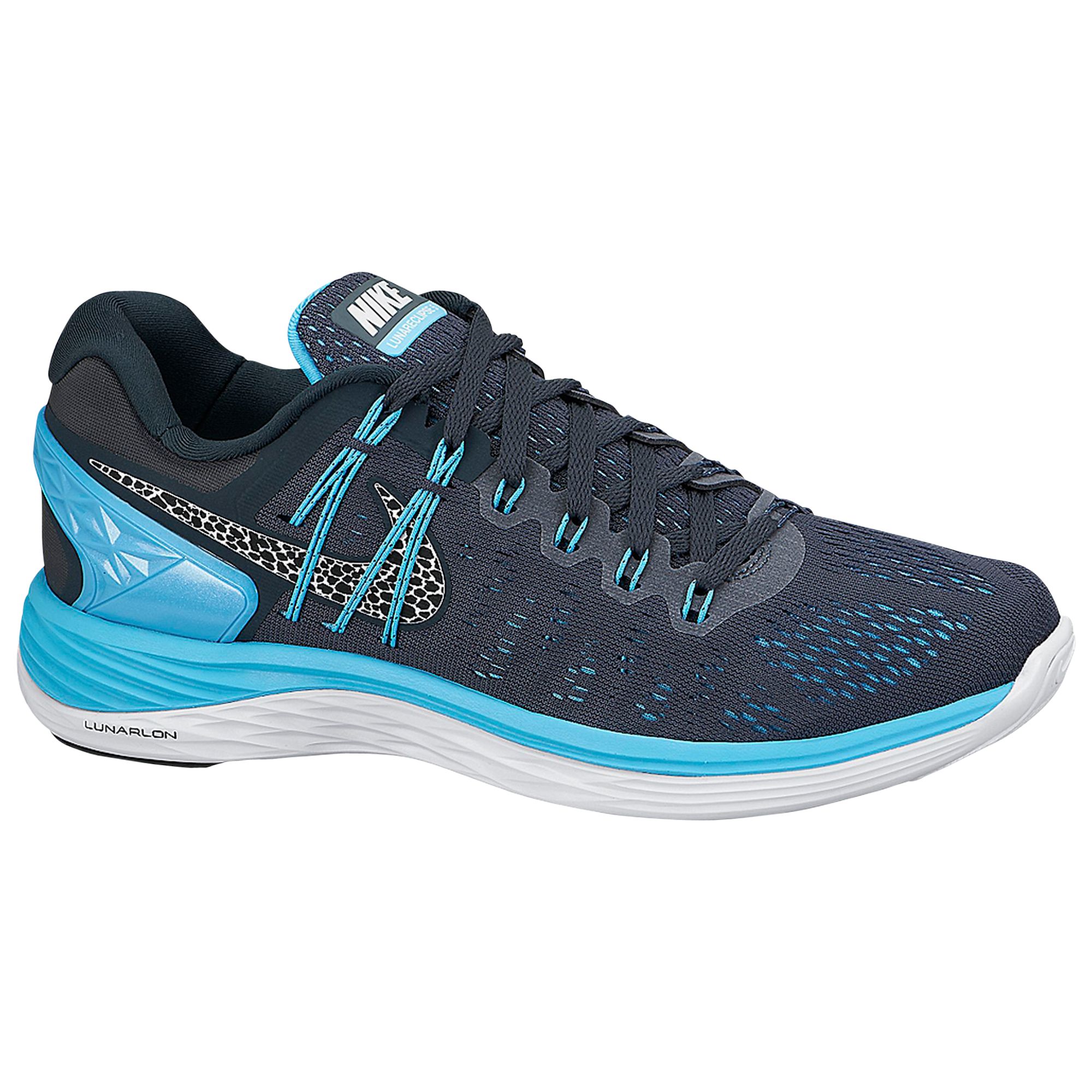 Nike LunarEclipse Women's Running Shoes, Grey/Blue