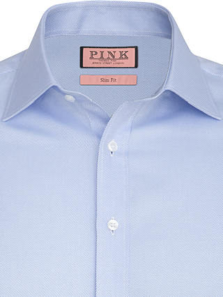 Thomas Pink Keaton Plain Slim Fit Shirt