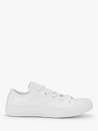 Converse Chuck Taylor All Star Ox Leather Trainers, White