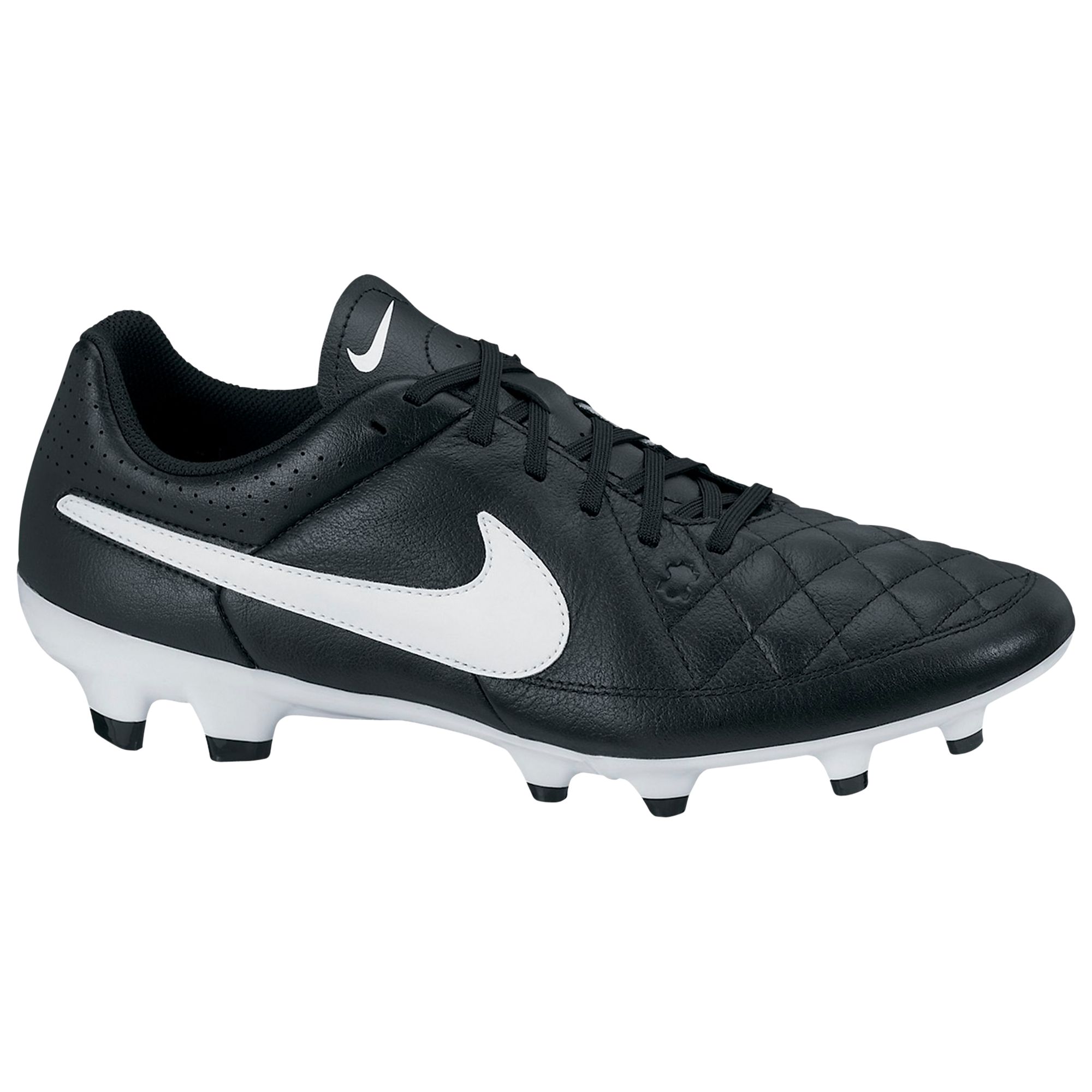 nike football boots black and white