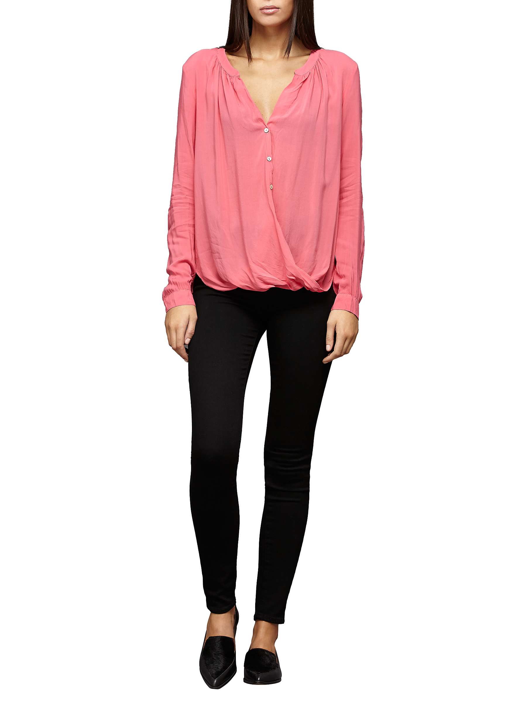Buy PAIGE Margot High Rise Ultra Skinny Jeans, Black Shadow Online at johnlewis.com