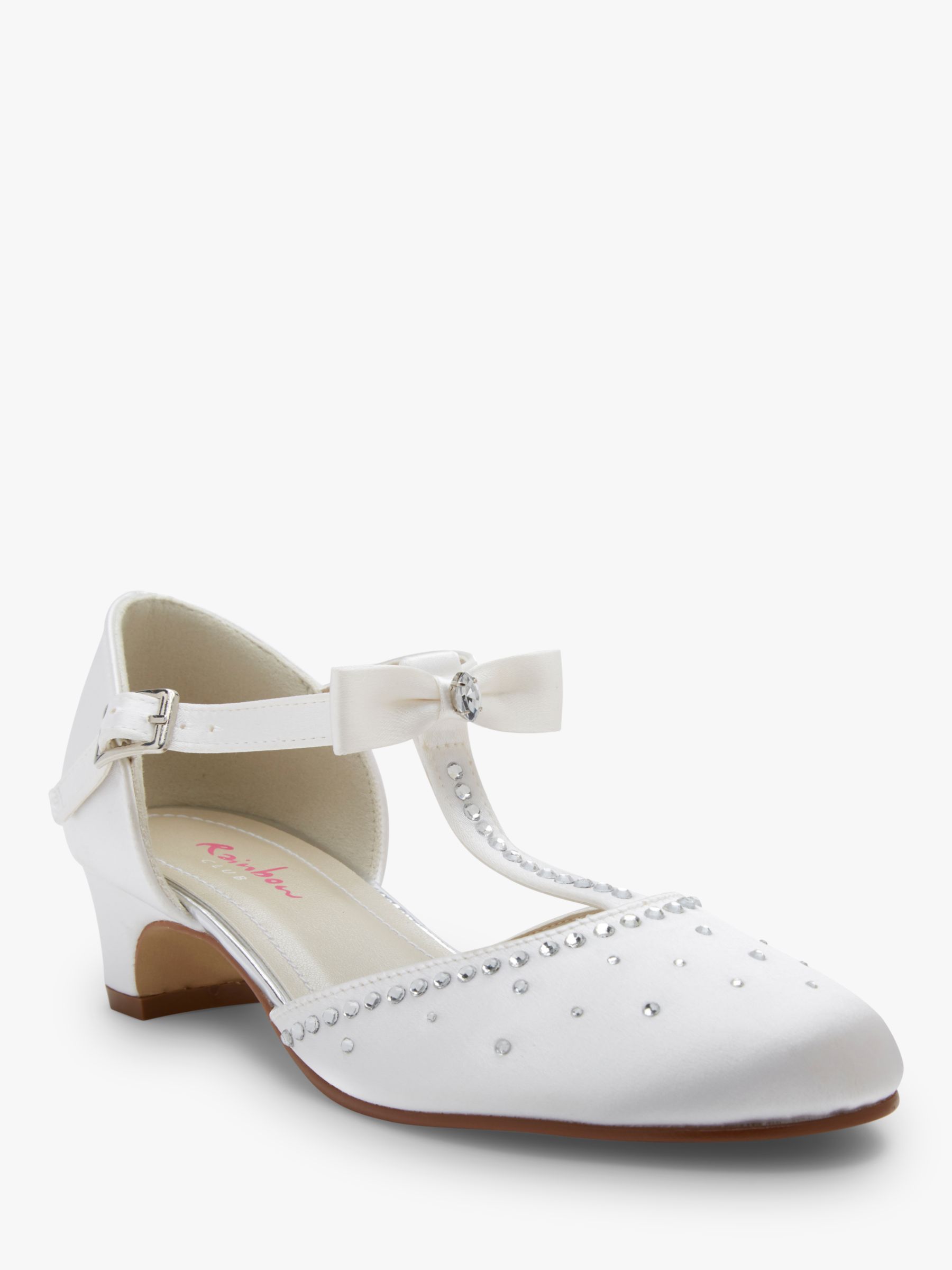 Rainbow Club Lemonade Bridesmaid Shoes, White Communion, 10 Jnr