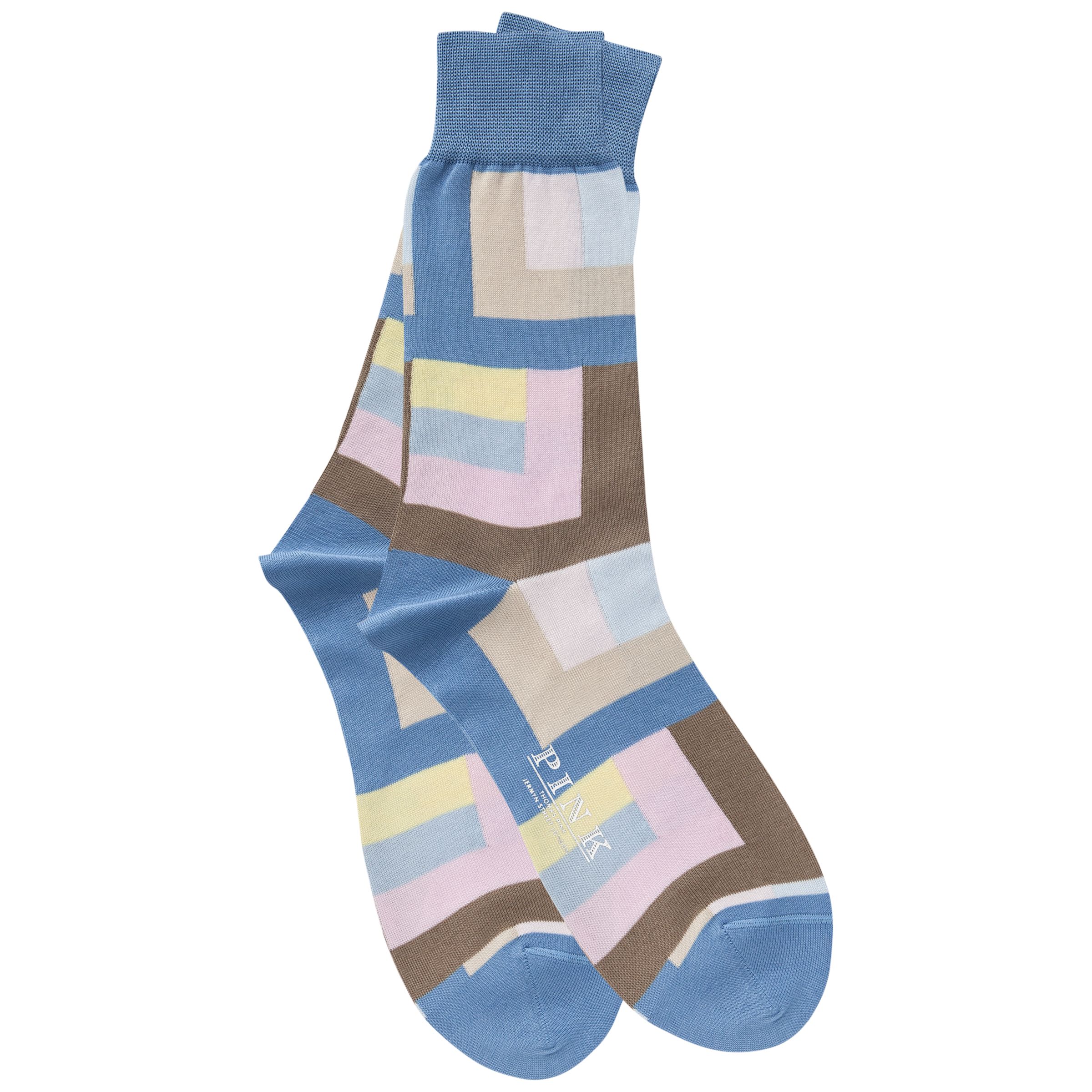 mens pale blue socks