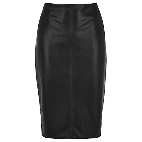 Buy Warehouse Faux Leather Pencil Skirt | John Lewis