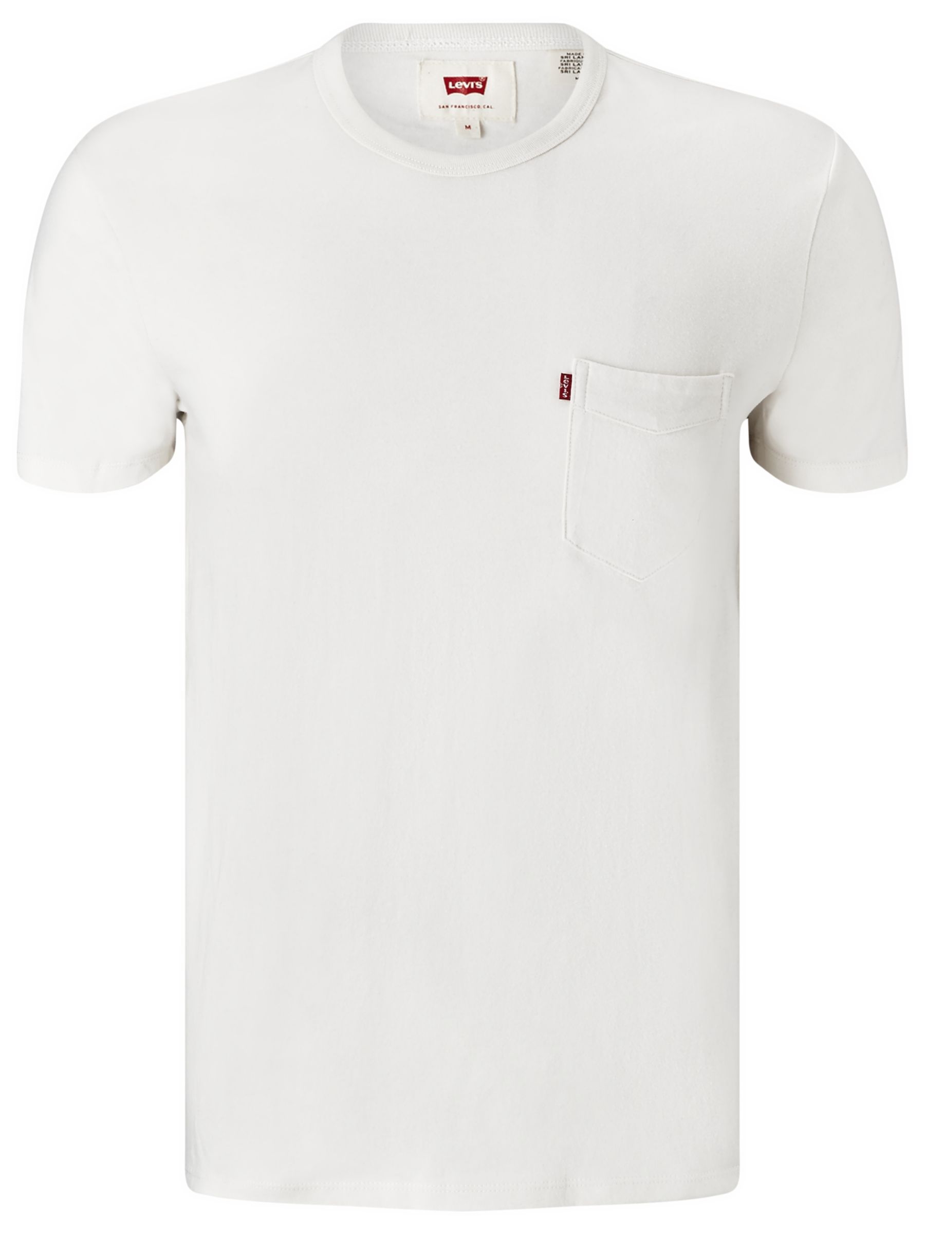 levis white pocket t shirt