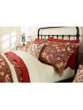 Morris & Co. Strawberry Thief Cotton Bedding, Red