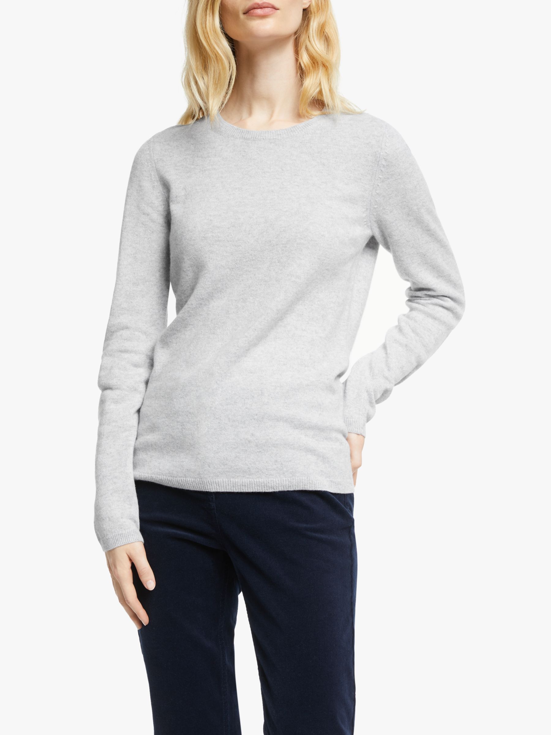 light grey crew neck sweater