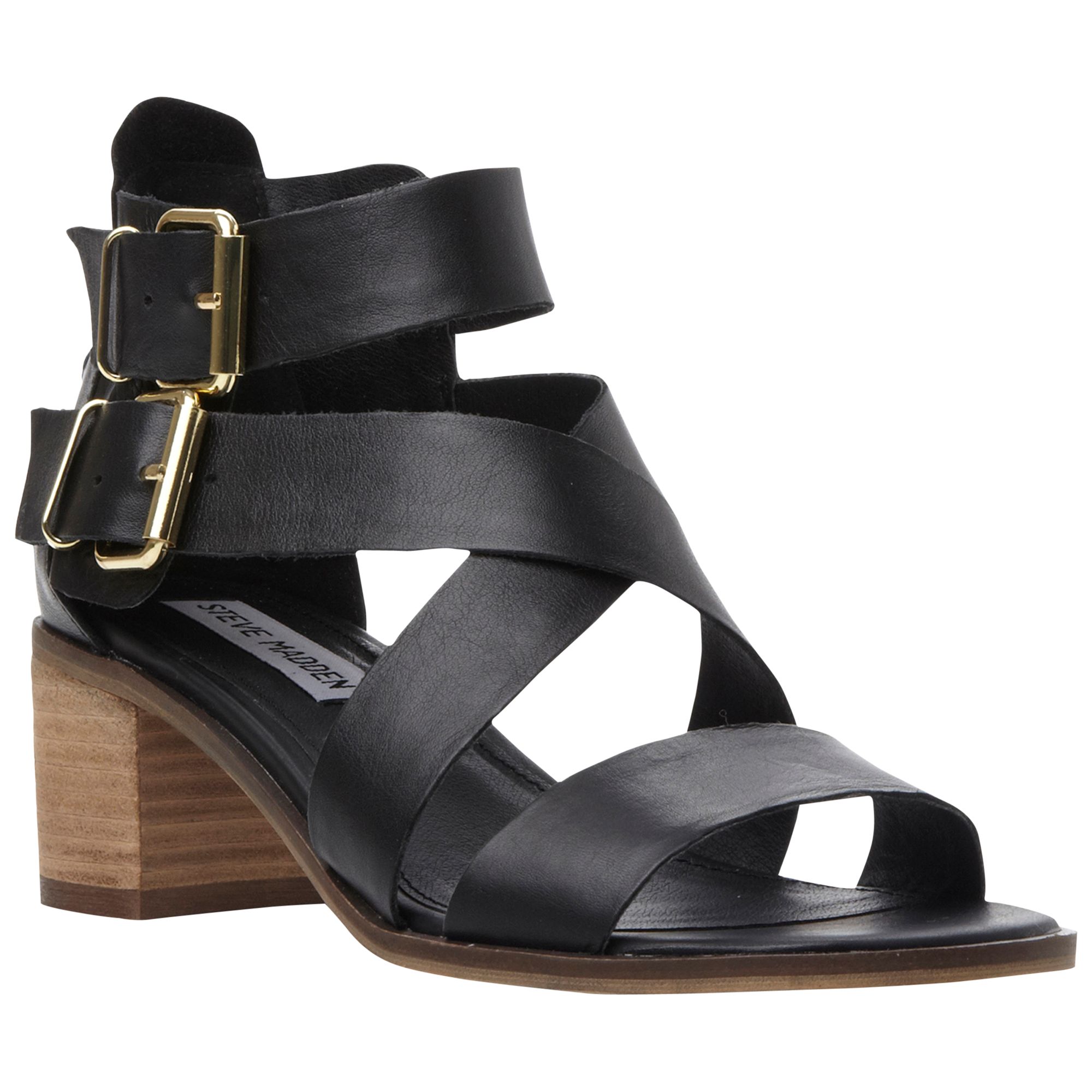 steve madden strappy block heels