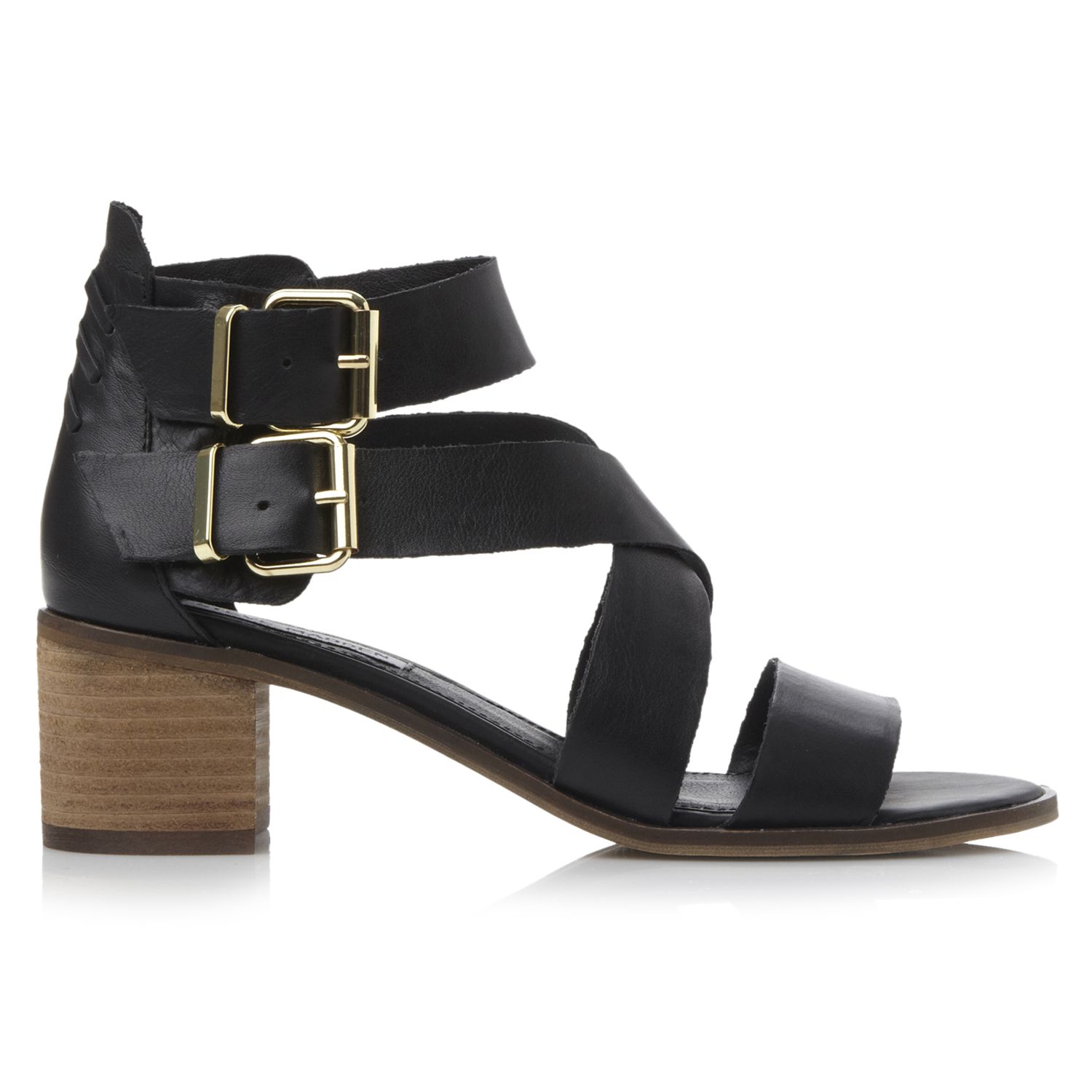 steve madden strappy block heels