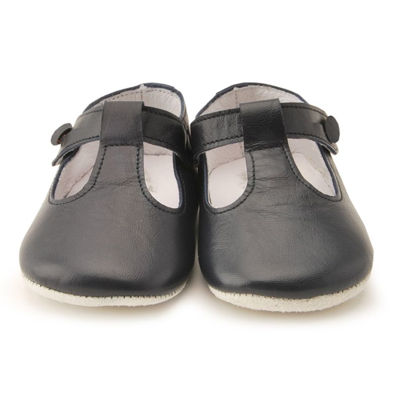 Start-Rite Baby Edward Leather Shoes, Black