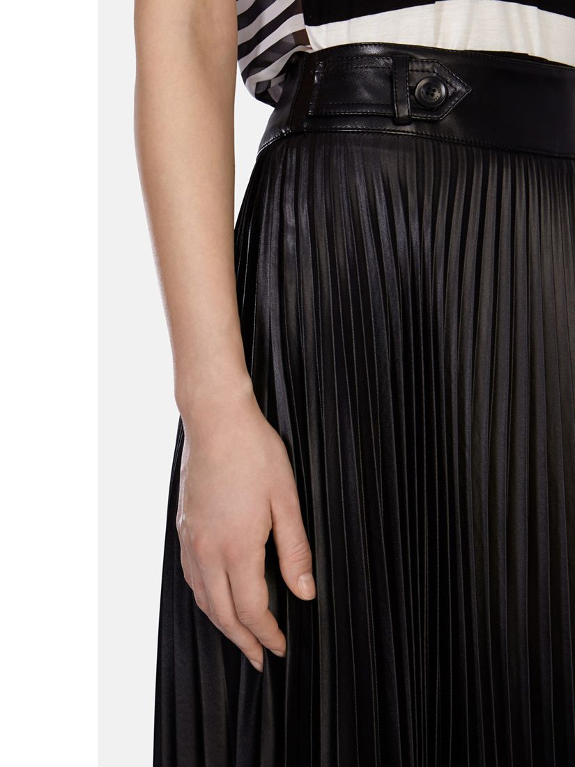 Karen Millen Pleated Skirt, Black