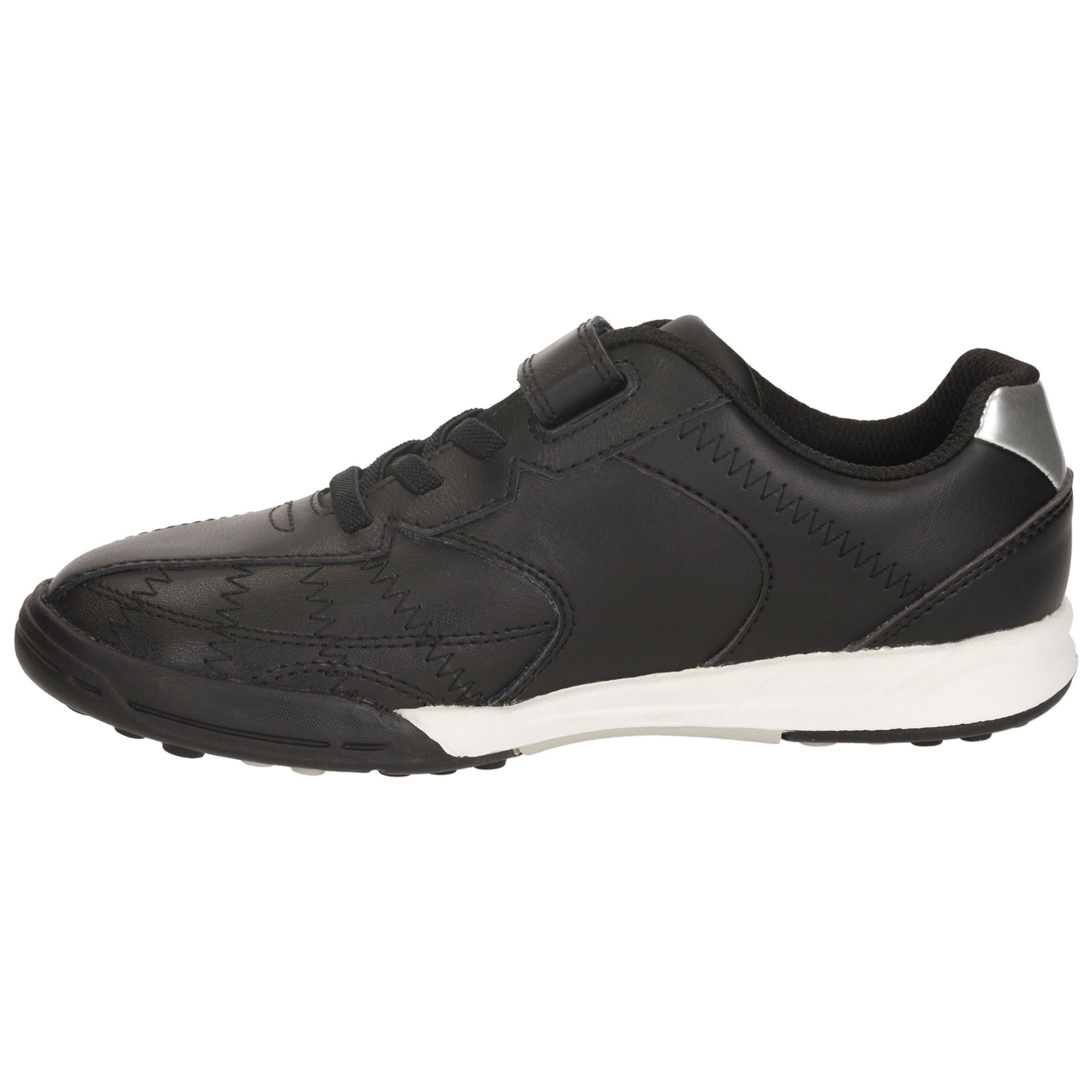 clarks swerve go trainers black