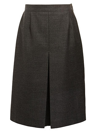 School Wool Mix Inverted Pleat Skirt