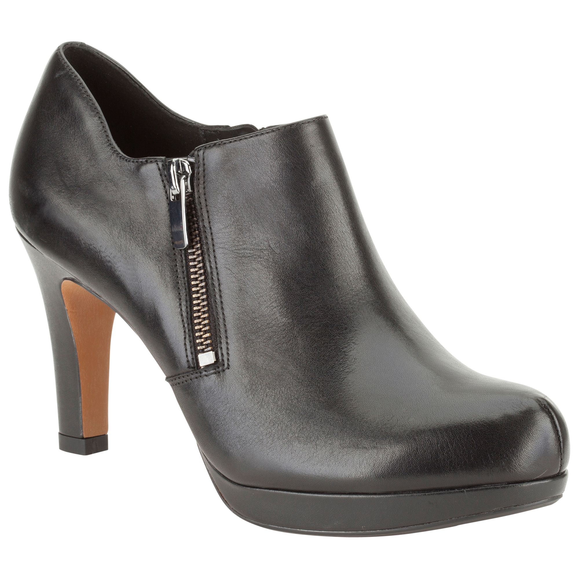 clarks high heel ankle boots