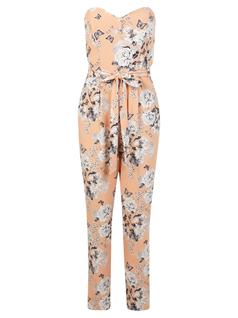 miss selfridge orange jumpsuit