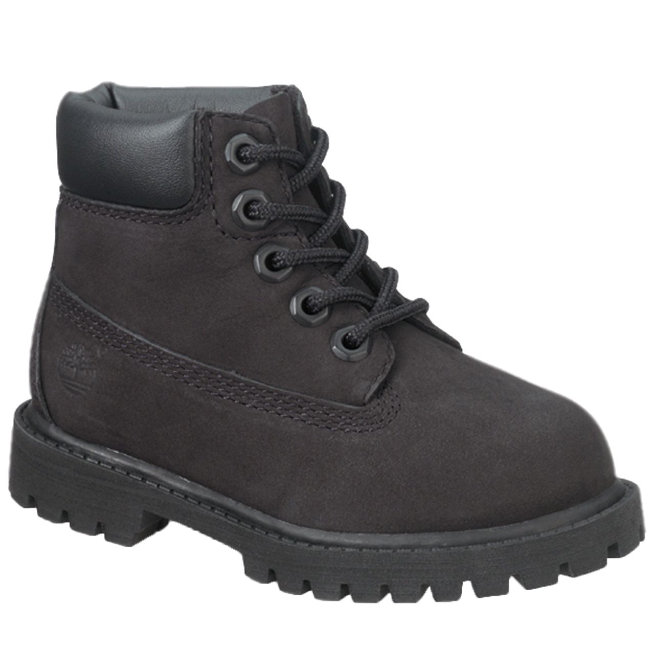 timberland leather boots black