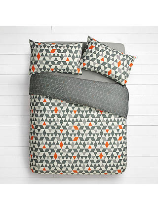 ANYDAY John Lewis & Partners Triangles Duvet Cover and Pillowcase Set