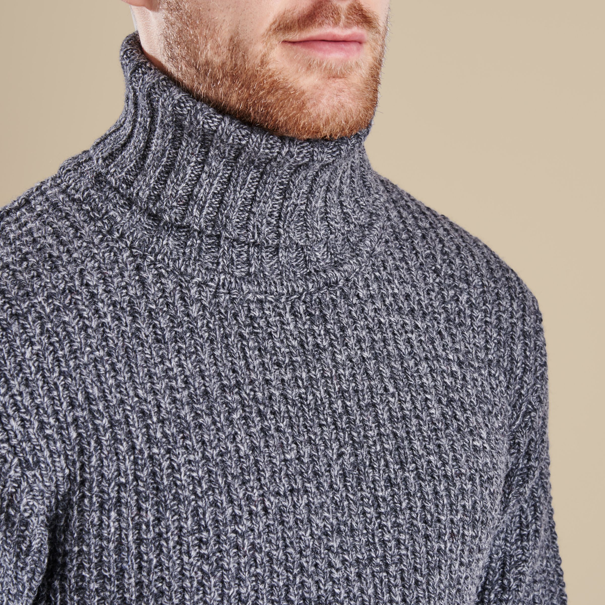 barbour roll neck jumper