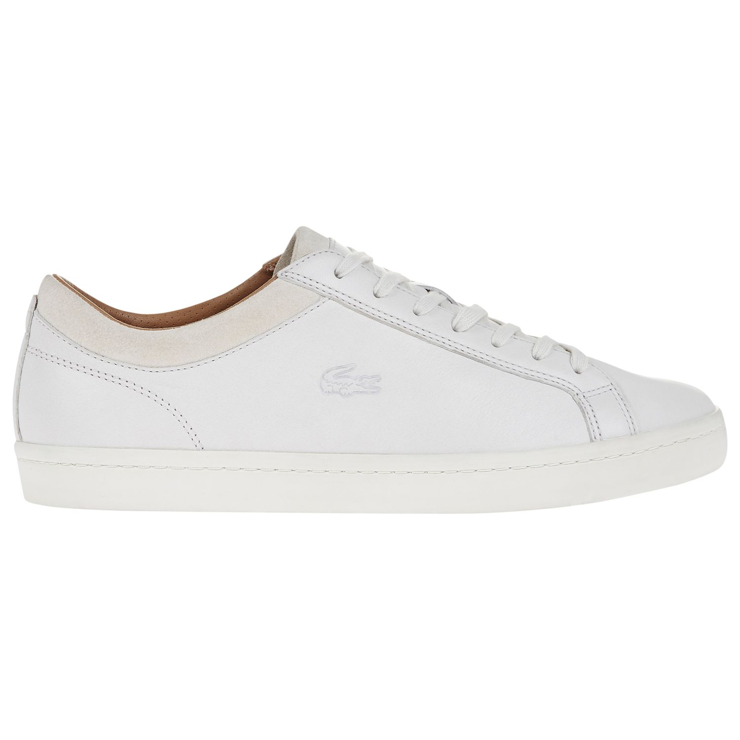 Lacoste Straight Set Leather Trainers 