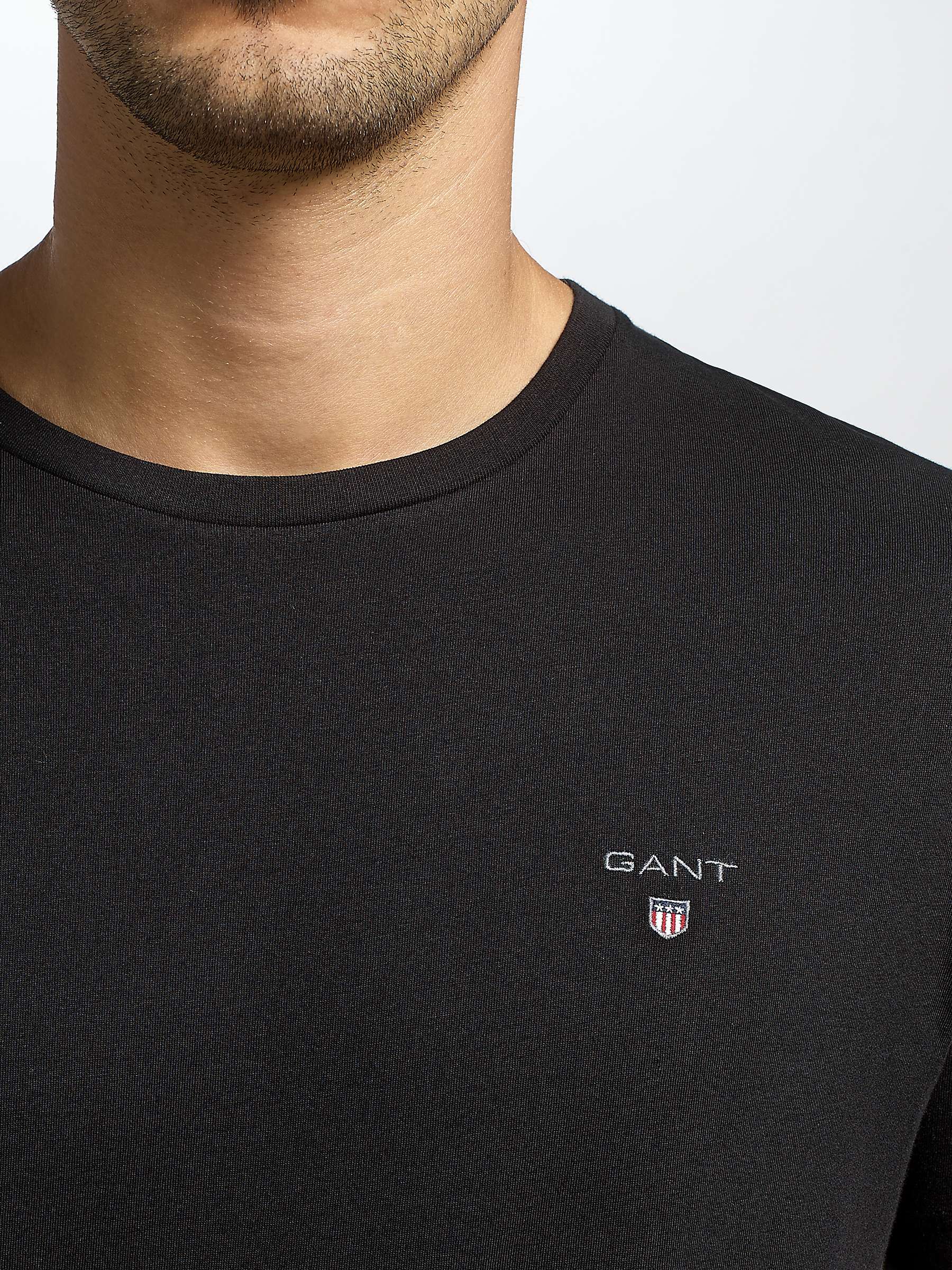 Buy GANT Cotton Crew Neck T-Shirt Online at johnlewis.com