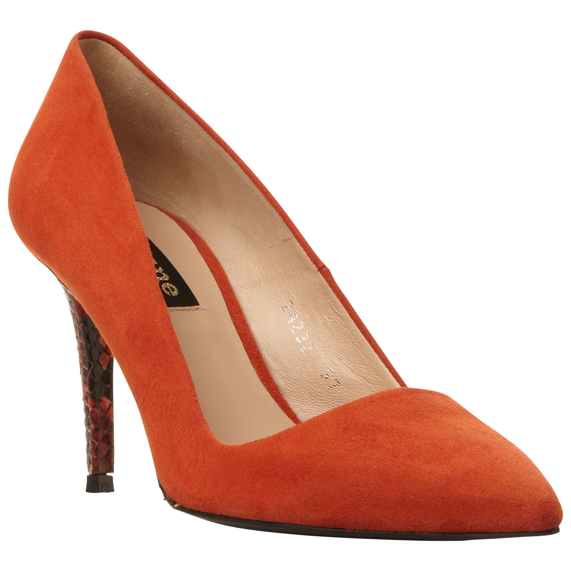 orange high heels women's shoes