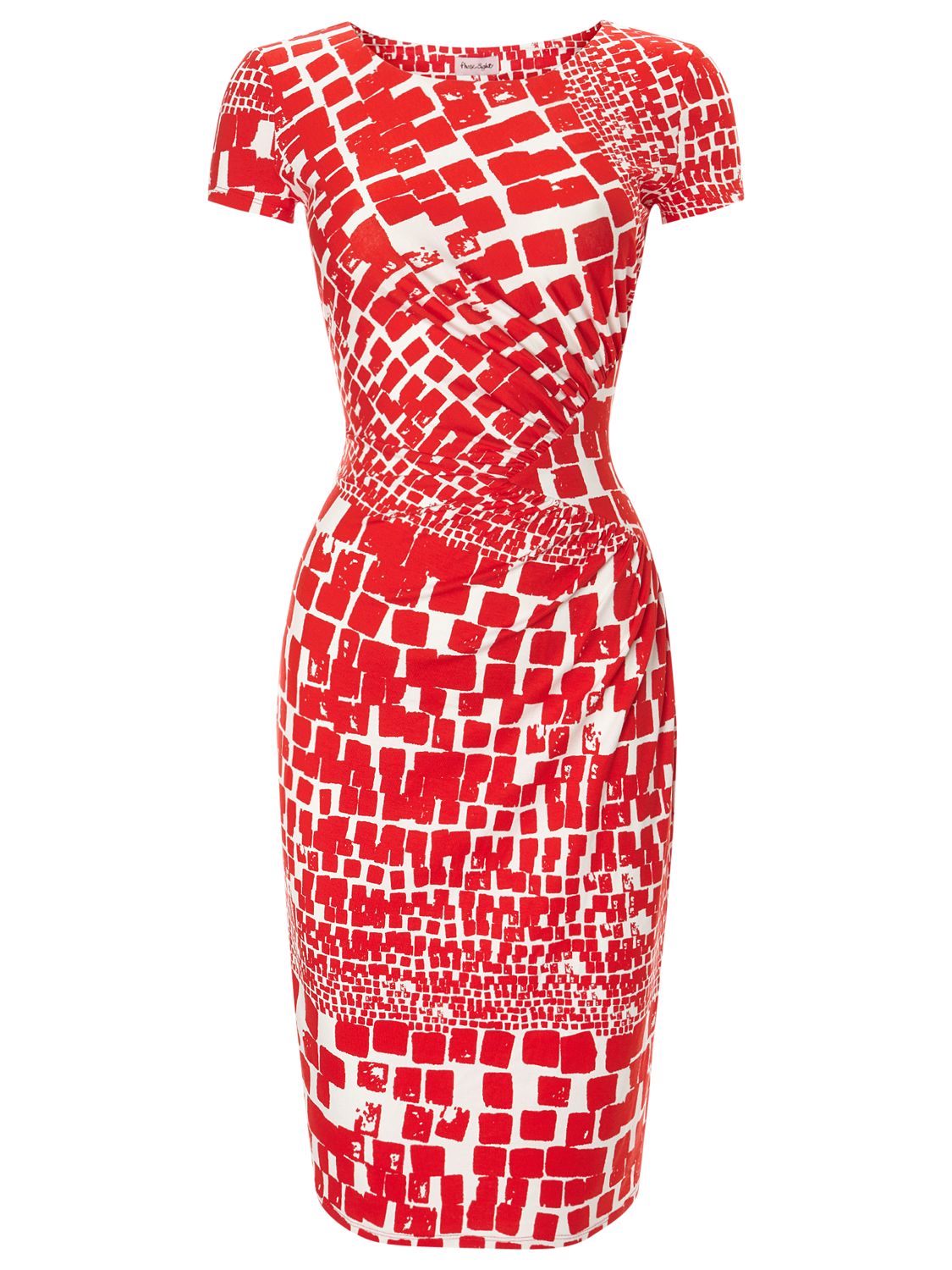 phase eight red and white dress