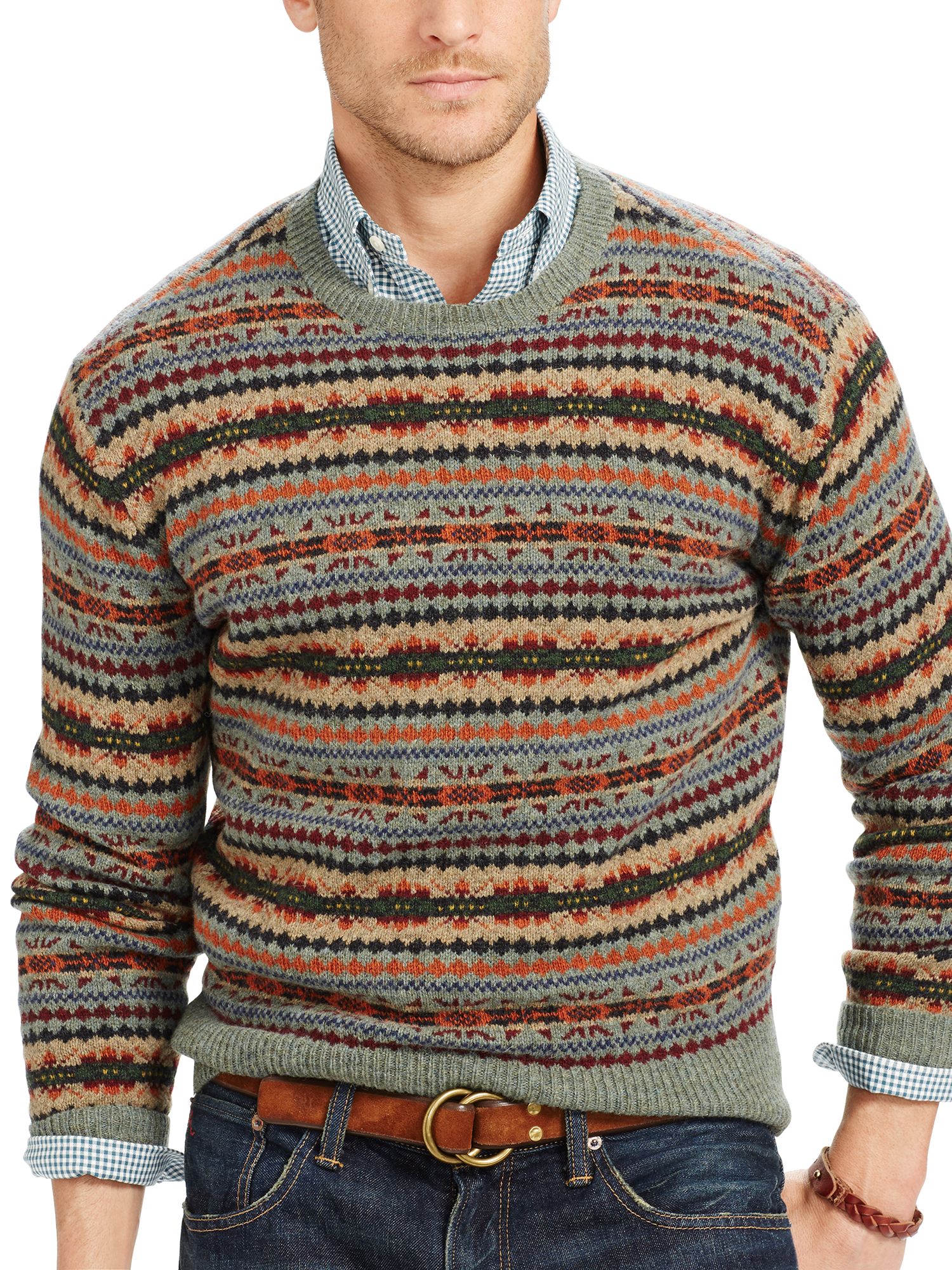 polo ralph lauren fair isle sweater