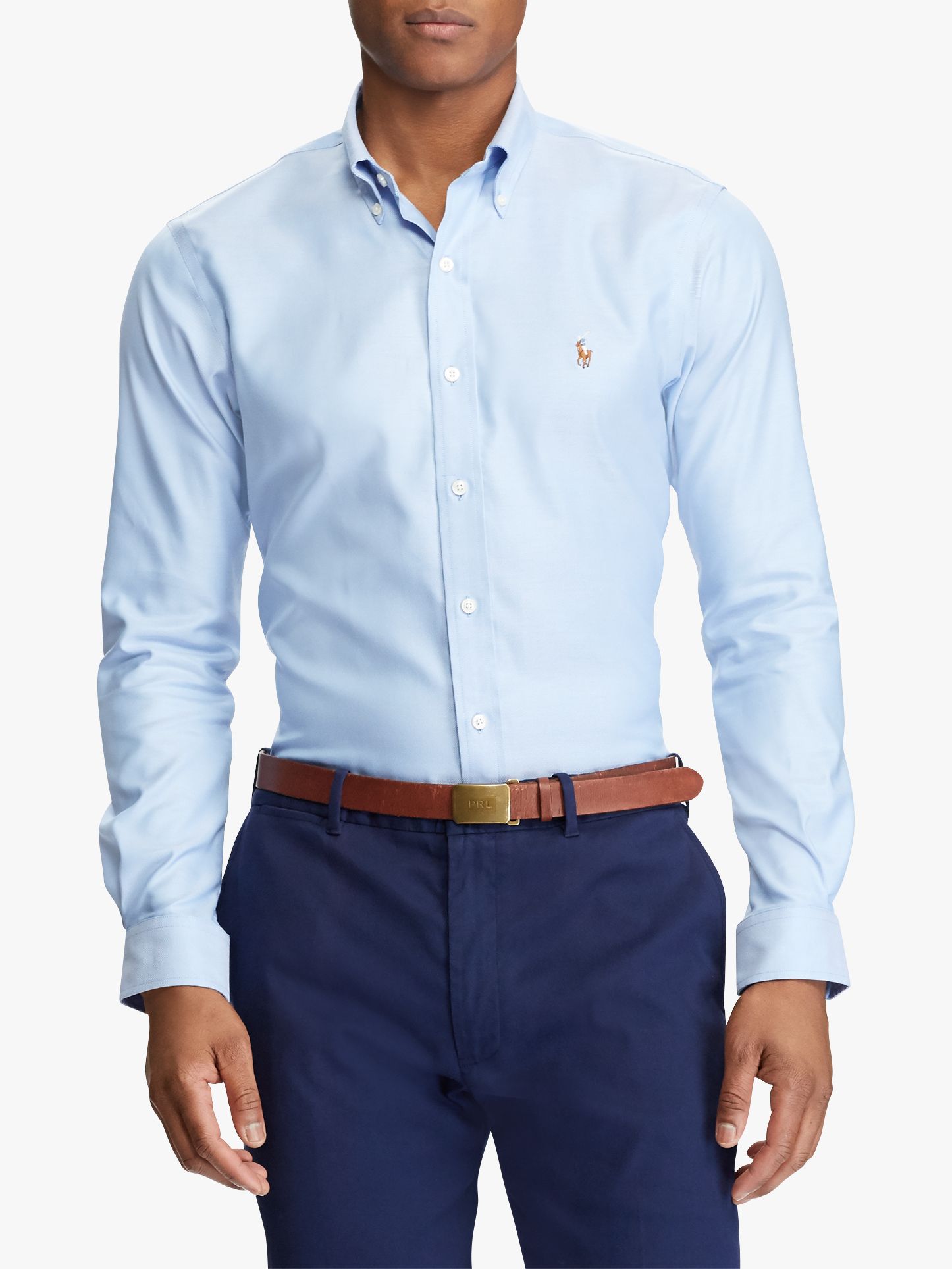 mens light blue ralph lauren shirt