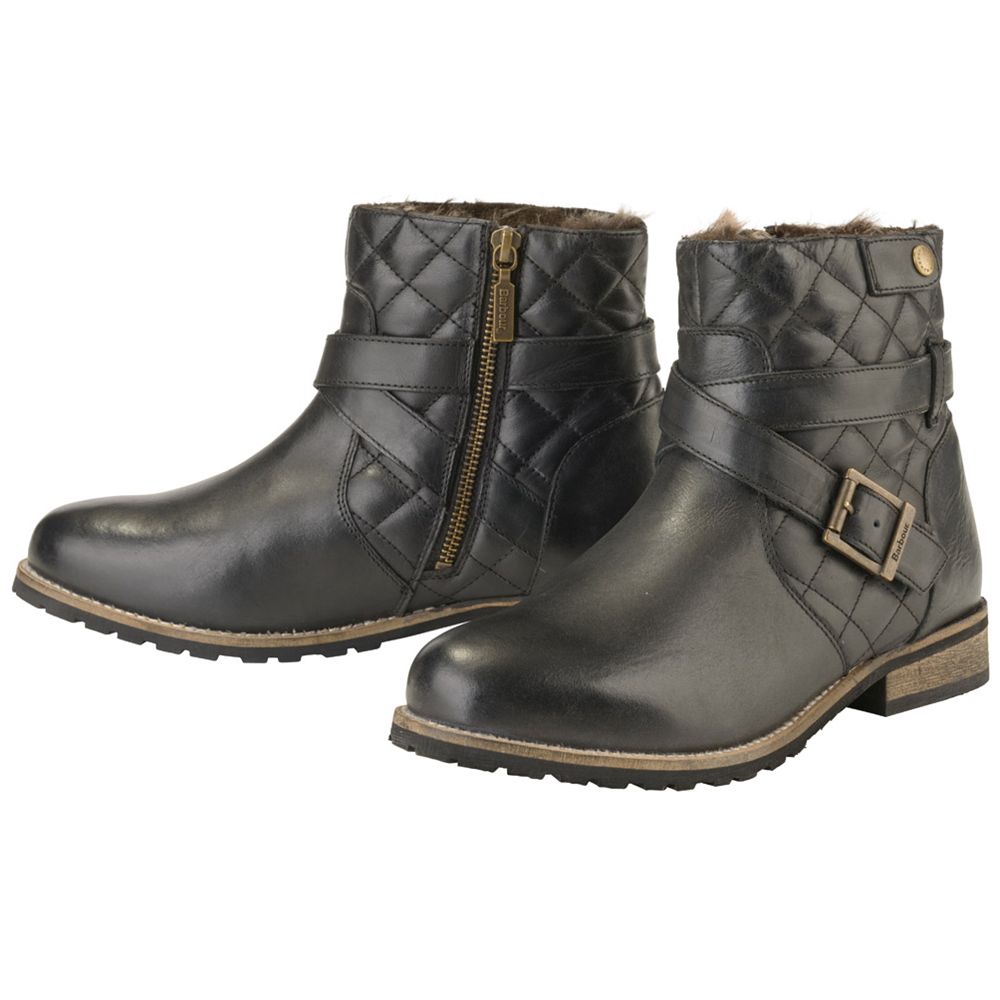 barbour quilted boots