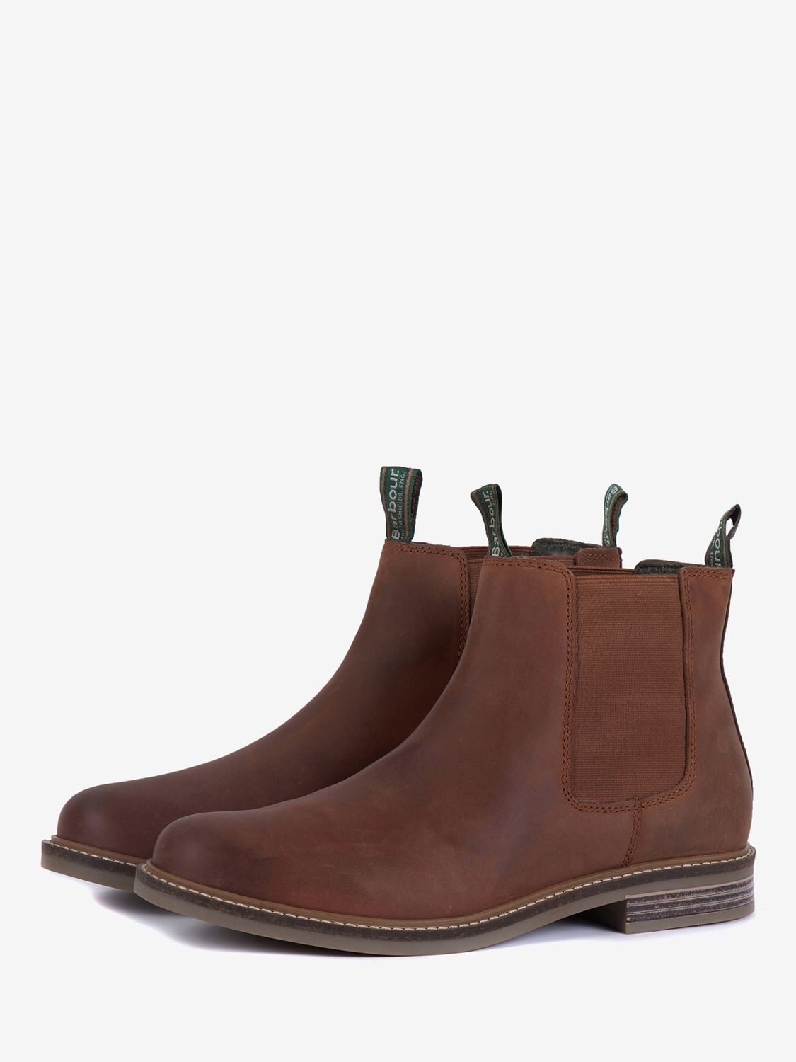 Barbour Farsley Slip On Boots, Brown at John Lewis & Partners