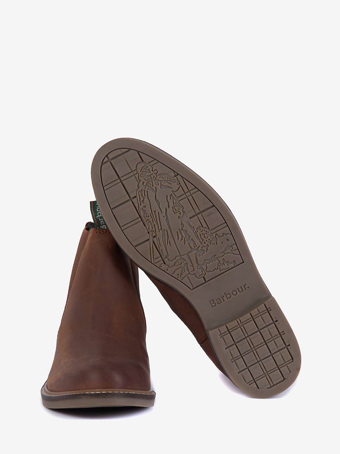 Buy Barbour Farsley Slip On Boots, Brown Online at johnlewis.com
