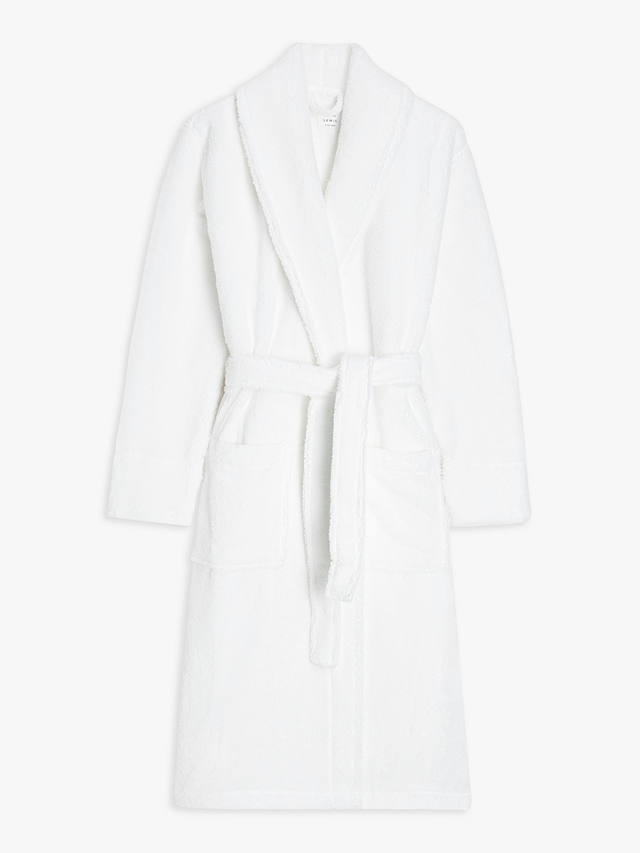 John Lewis Luxury Towelling Robe, White