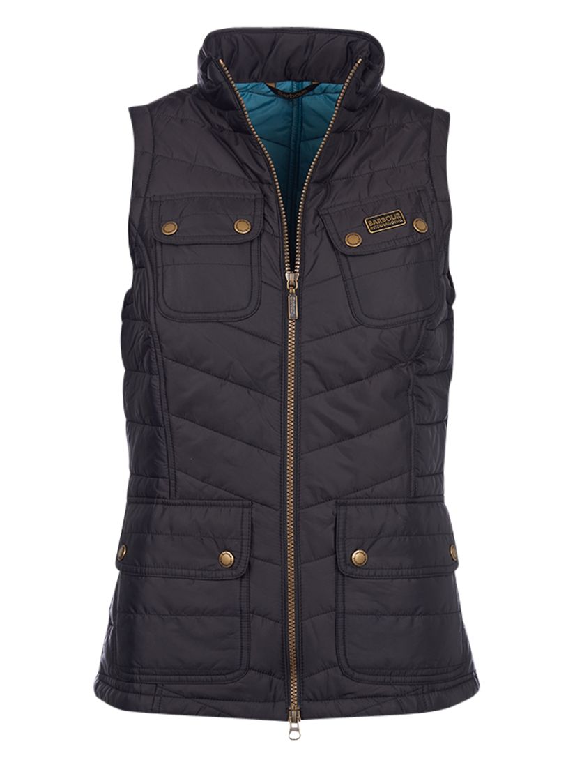 barbour gilet black