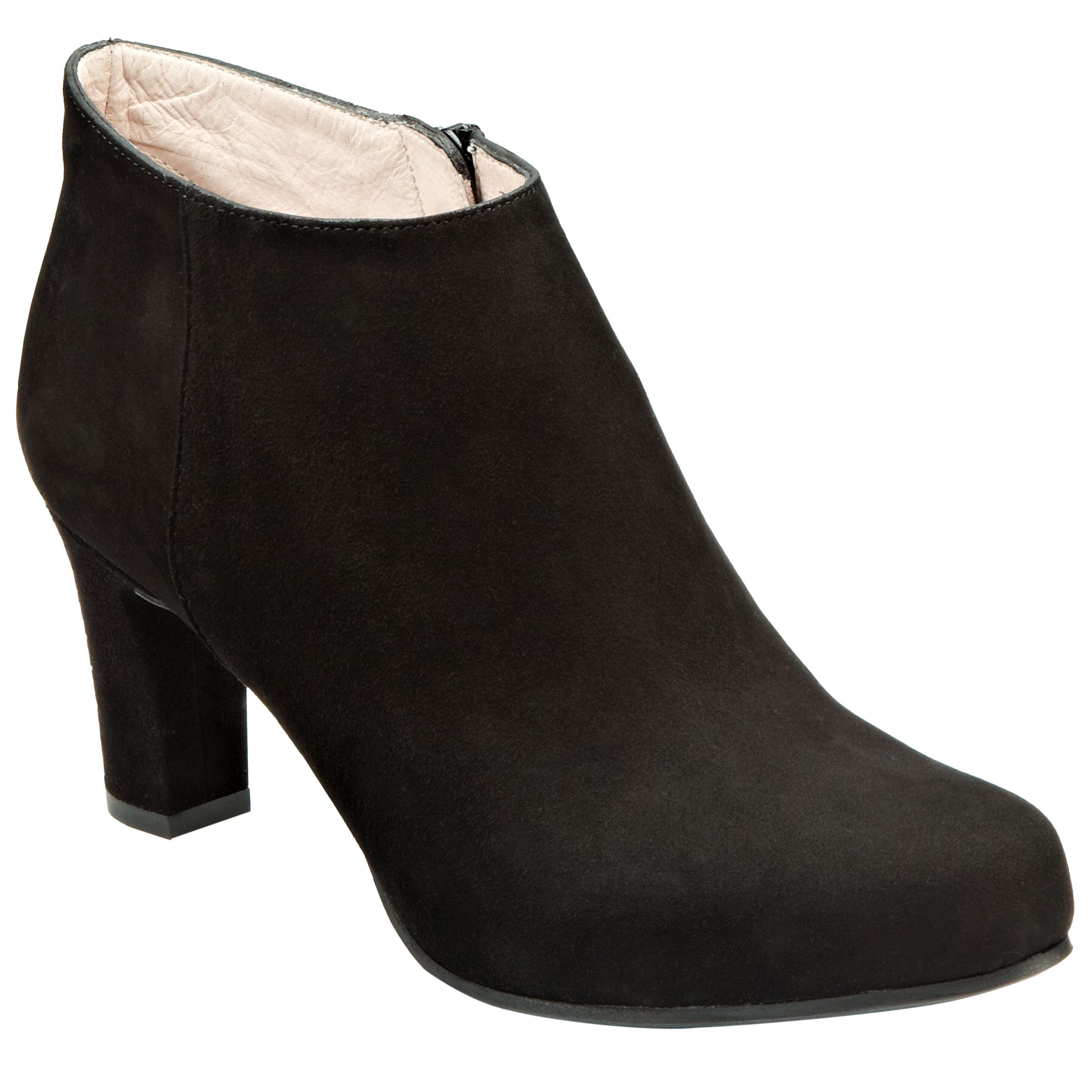 womens black ankle boots mid heel