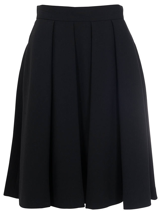 French Connection Whisper Ruth Flared Skirt, Black at John Lewis & Partners